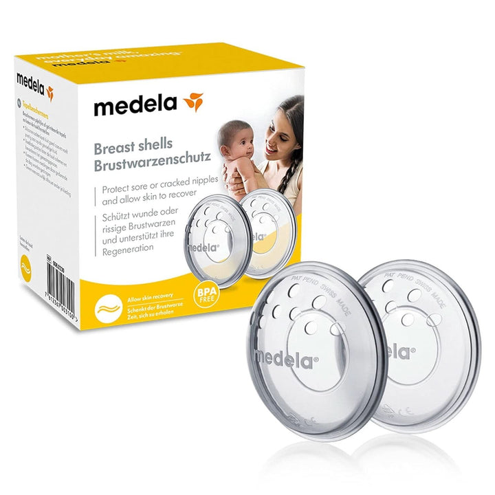 Medela Milchauffangschalen – Bpa-Frei, Aus Weichem, Flexiblem Silikon – 2Er-Set