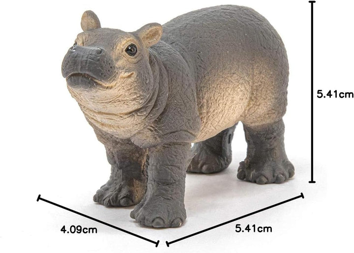 Schleich 14831 Hippopotam tânăr, pentru copii cu vârsta peste 3 ani, WILD LIFE - figurină de joacă
