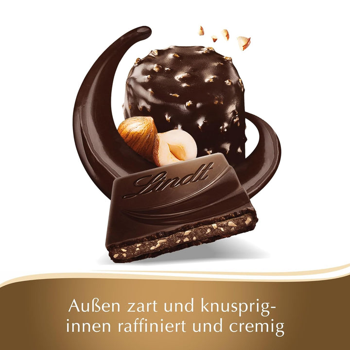 Lindt Schokolade Creation Haselnuss De Luxe Feinherb | 150 G Tafel | Knusprige Haselnuss-Stückchen in Cremiger Füllung Umhüllt Von Feinherber Schokolade | Schokoladentafel | Schokoladengeschenk