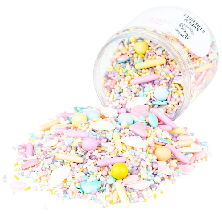 Super Streusel Carusel Pastel, sprinkles in culori pastelate, 90 grame