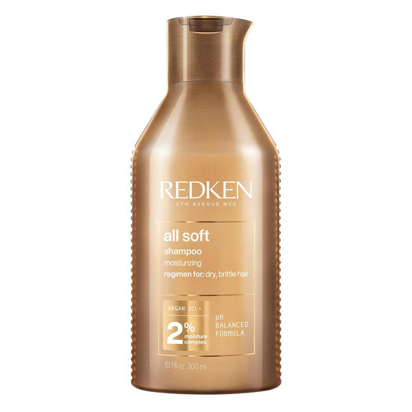 Redken | Haarshampoo Für Trockenes Und Brüchiges Haar, Belebt Und Hydratisiert, Mit Omega-6 Und Argan-Öl, All Soft Shampoo