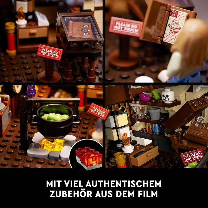 LEGO Ideas Hocus Pocus: Setul casei vrăjitoarelor surorilor Sanderson, kit de colecție pentru adulți cu casă, 6 minifigurine și accesorii, femei și bărbați 21341