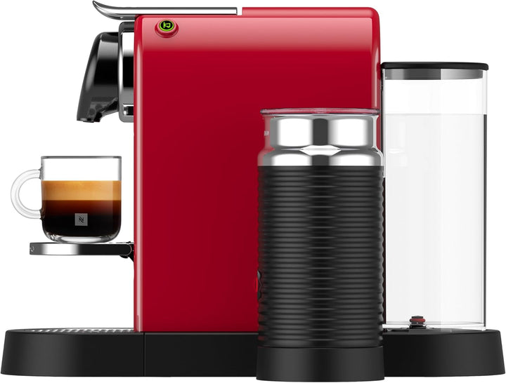 Nespresso Krups XN7615 Citiz&Milk mașină de capsule de cafea | 1260W | capacitatea rezervorului de apă 1L | presiunea pompei 19 bar | culoare roșu