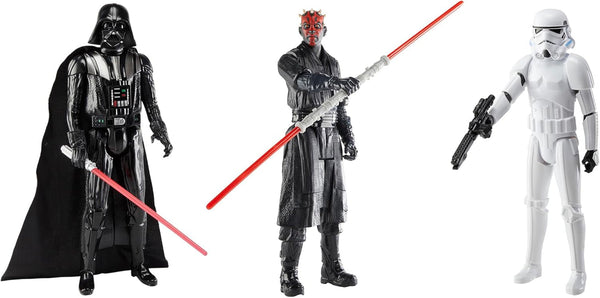 Star Wars Întâlnirea părții întunecate, set de figurine (scara 30 cm), 3-pack