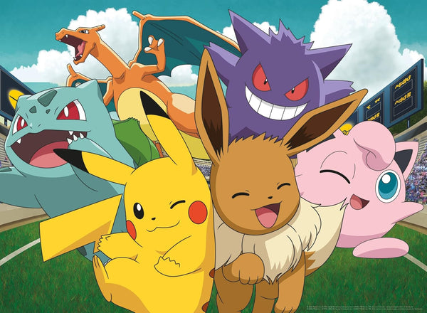 Ravensburger Puzzle 12000441 - Pokémon la stadion - puzzle jigsaw de 500 de piese pentru adulți și copii de peste 12 ani