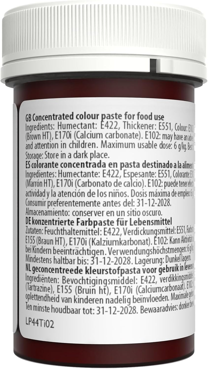 Sugarflair Lebensmittelfarbe Pasta Pastel Honey Gold, Pasta Lebensmittel Farbe Für Fondant Und Marzipan, Spectral Concentrated Paste Colours - 25G