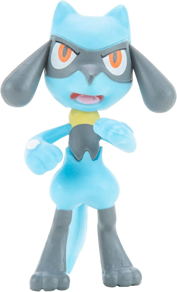 Pokemon Figura Set 8 Pack - 5-11 Cm Figura - Garchomp, Pikachu, Eevee, Lucario, Riolu, Munchlax, Glaceon & Leafeon - New 2023 - Official Toy
