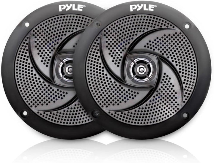 Pyle Outdoor Lautsprecher Box – Wasserdichte Box Outdoor Speaker – Outdoor Musikanlage Für Die Terrasse, Pool Lautsprecher & Aufbaulautsprecher Fürs Auto. 100W Aussenlautsprecher Wasserfest in Schwarz