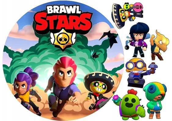 Imagine comestibila, vafa, format A4, Brawl Stars - Nati Shop