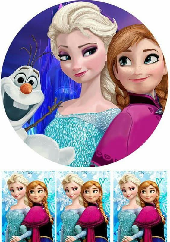 Imagine comestibila, vafa, format A4, Frozen - Nati Shop