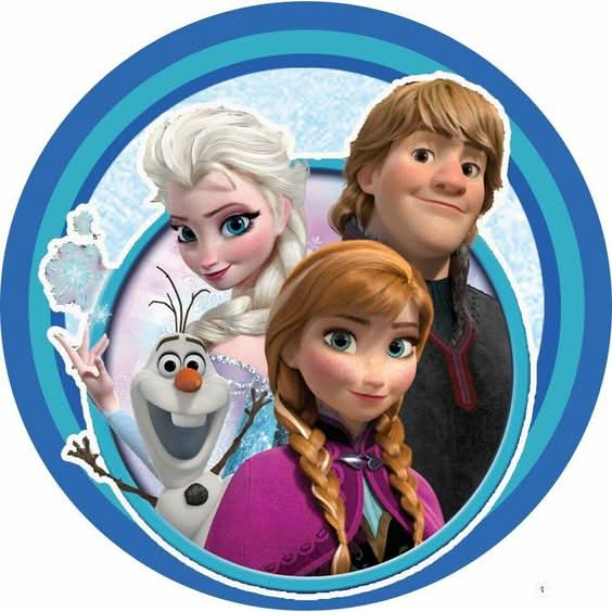 Imagine comestibila, vafa, format A4, Frozen - Nati Shop