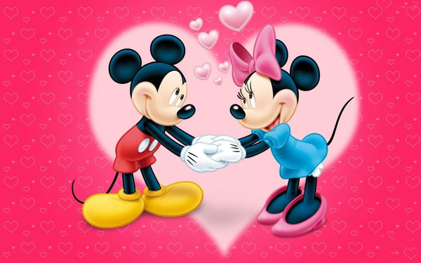 Imagine comestibila, vafa, format A4, Mickey si Minnie Mouse - Nati Shop