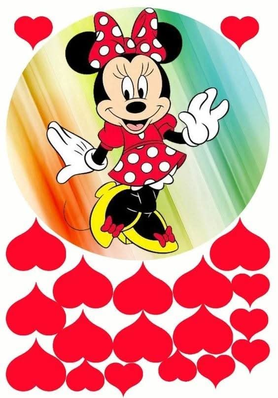 Imagine comestibila, vafa, format A4, Minnie Mouse - Nati Shop